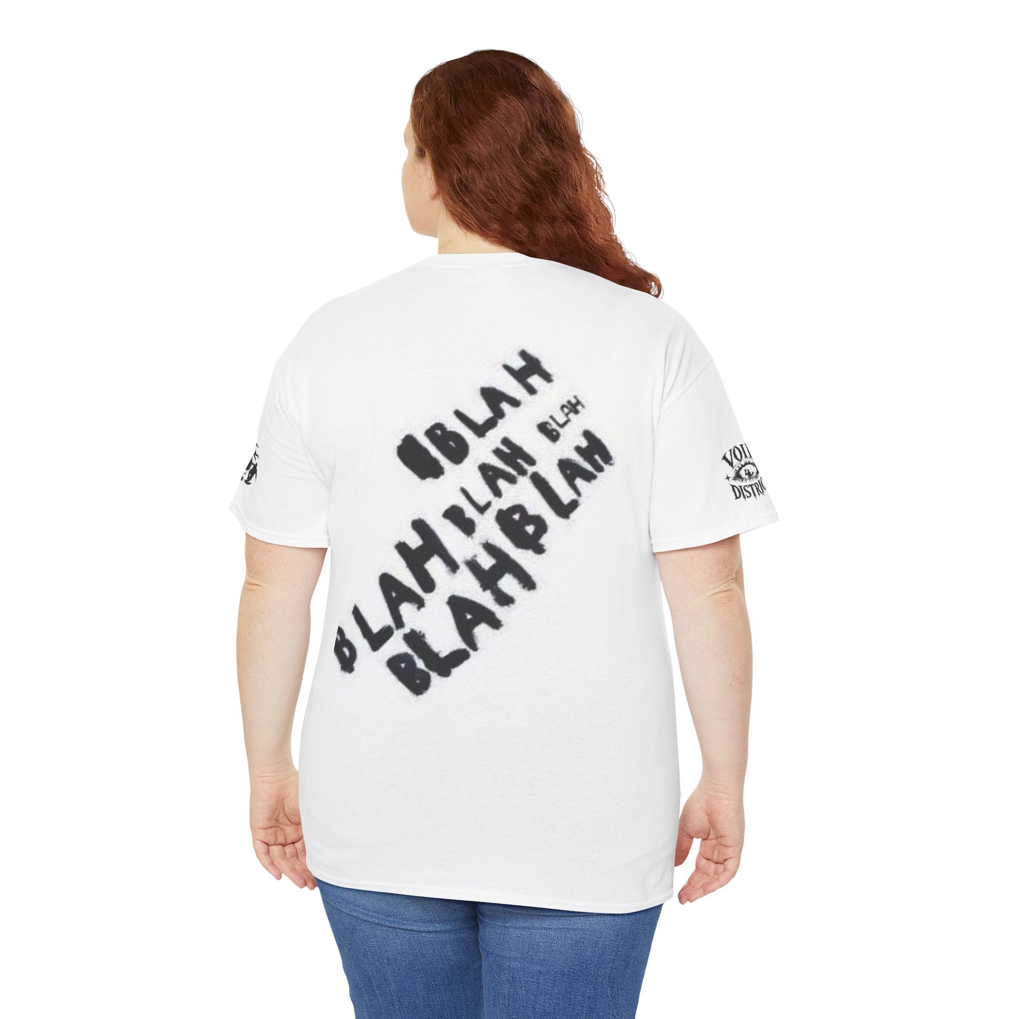 Graphic Tee — Punk Silhouette Front & “BLAH BLAH” Back