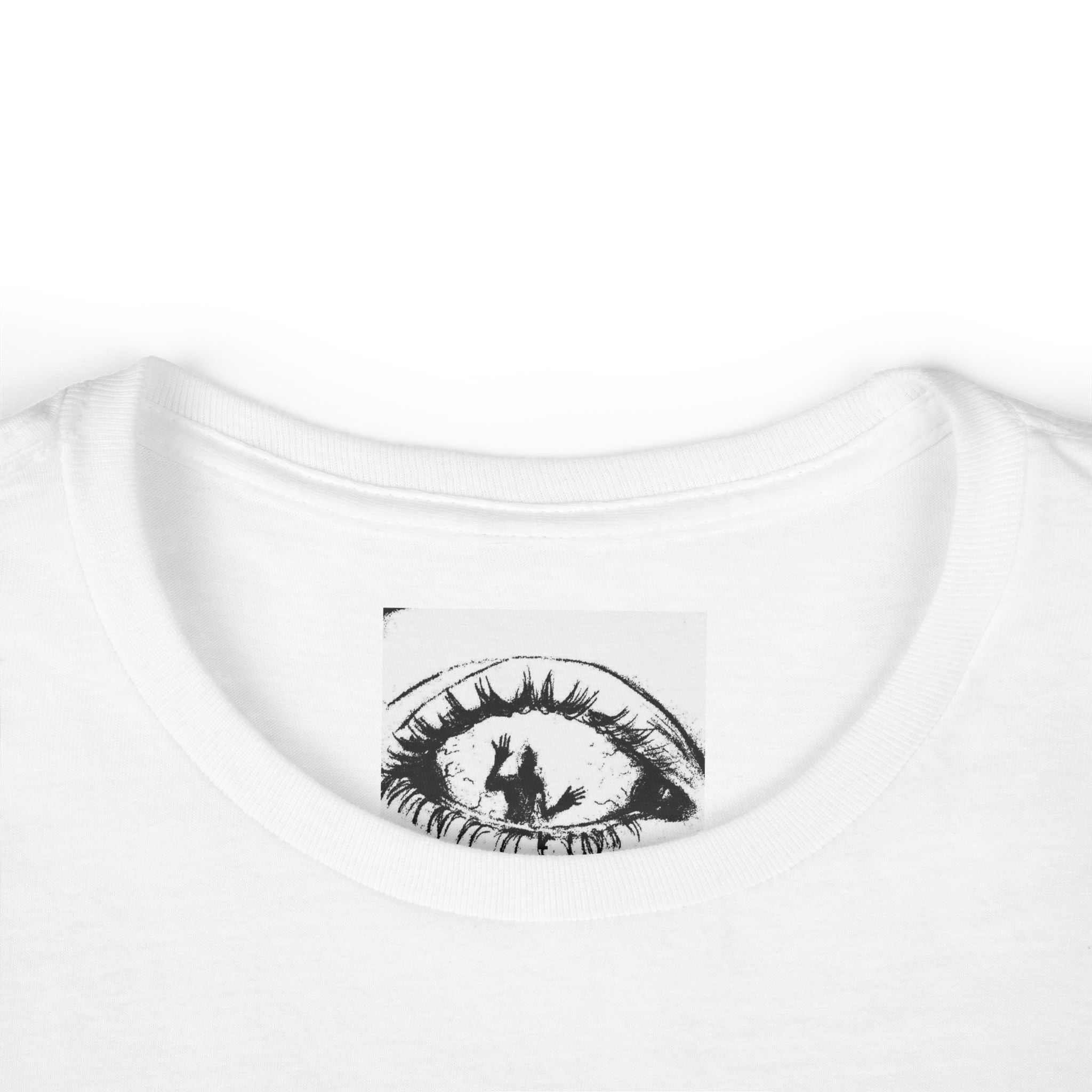 Graphic Tee — Femme Noir Gun Girl with Japanese Kanji