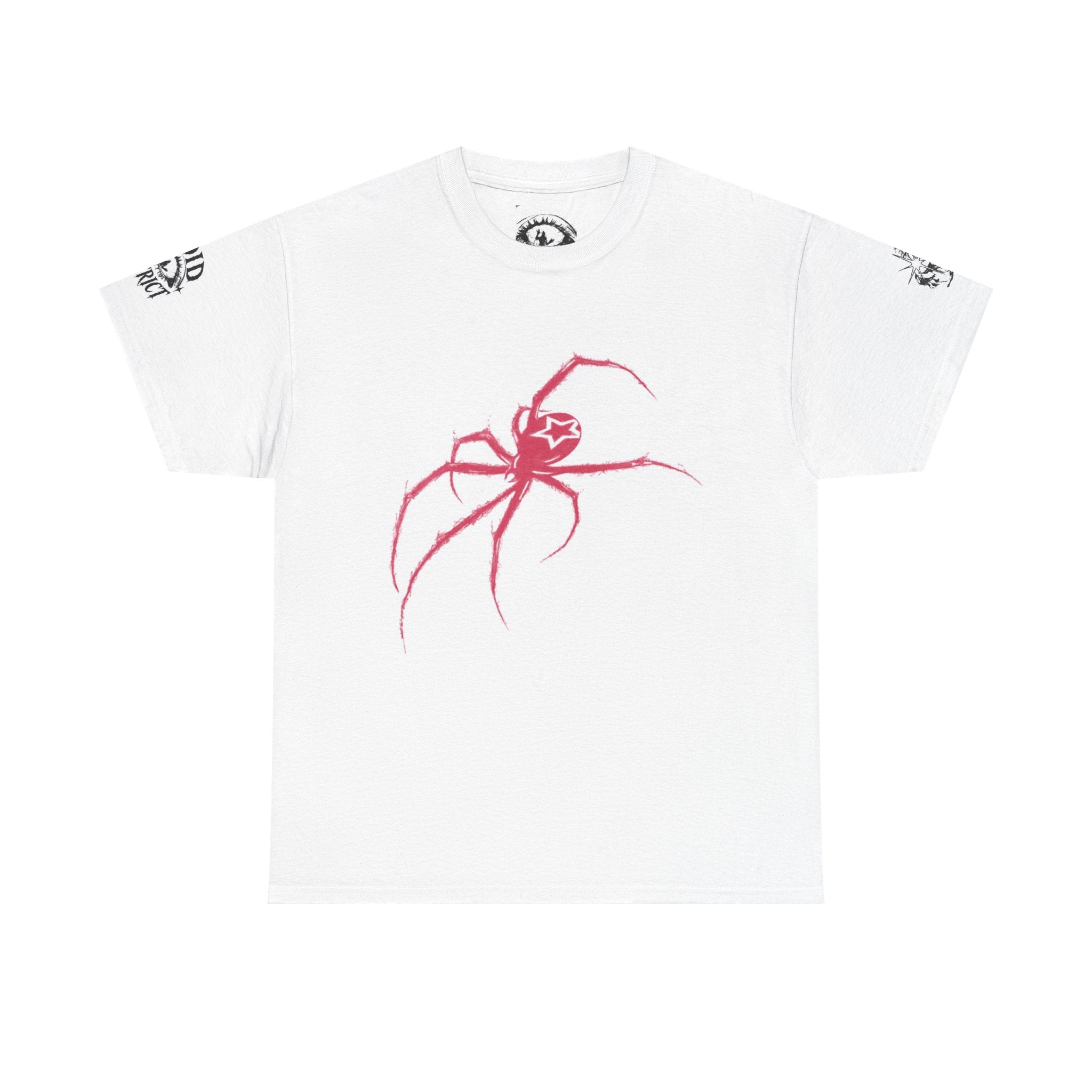 Spider Graphic Tee — "Skullobster" Pink Retro Streetwear T-Shirt