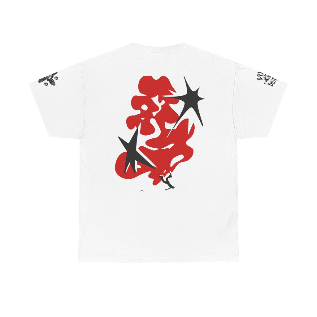 Graphic Tee — Red Exploding Star Streetwear T-Shirt