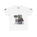 Streetwear Graphic Tee — Gritty Urban Artist Illustration