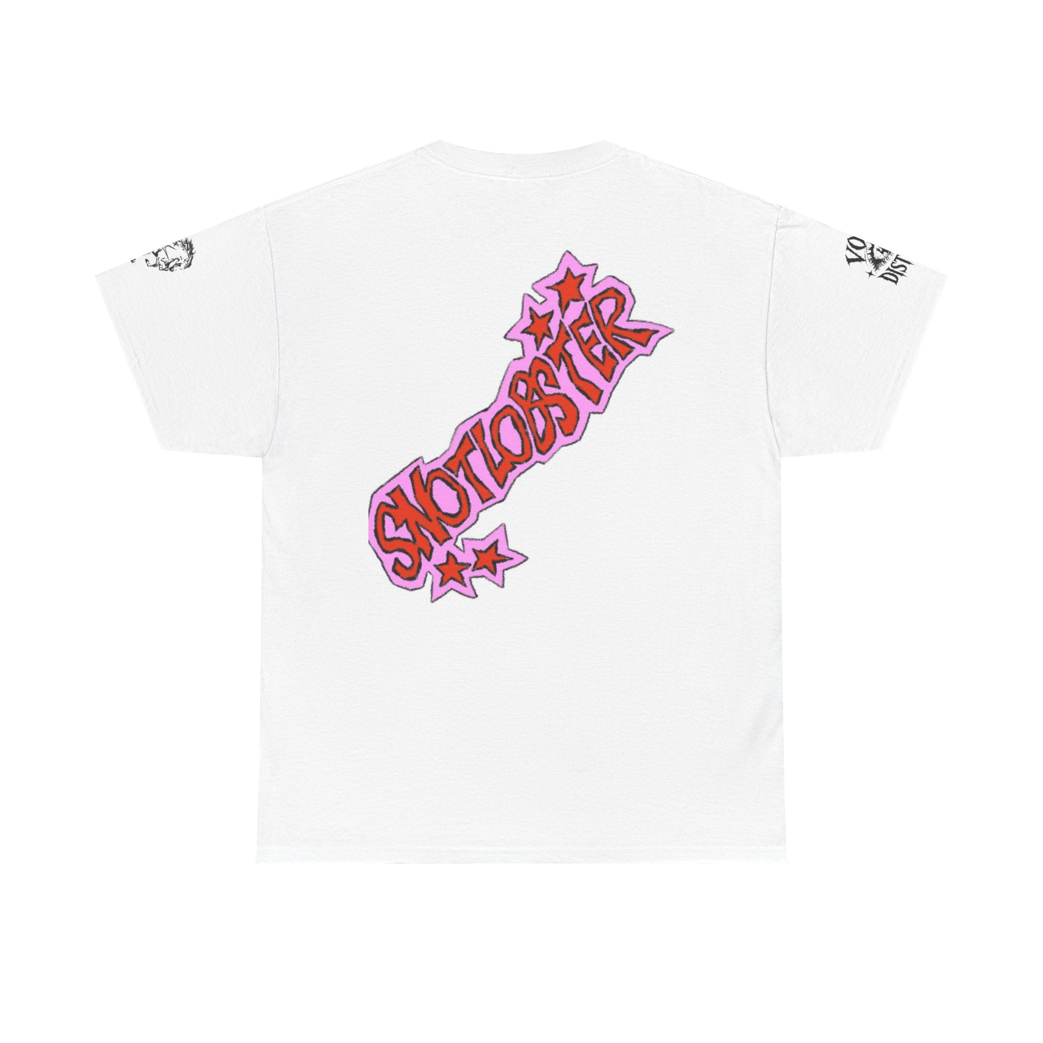 Spider Graphic Tee — "Skullobster" Pink Retro Streetwear T-Shirt