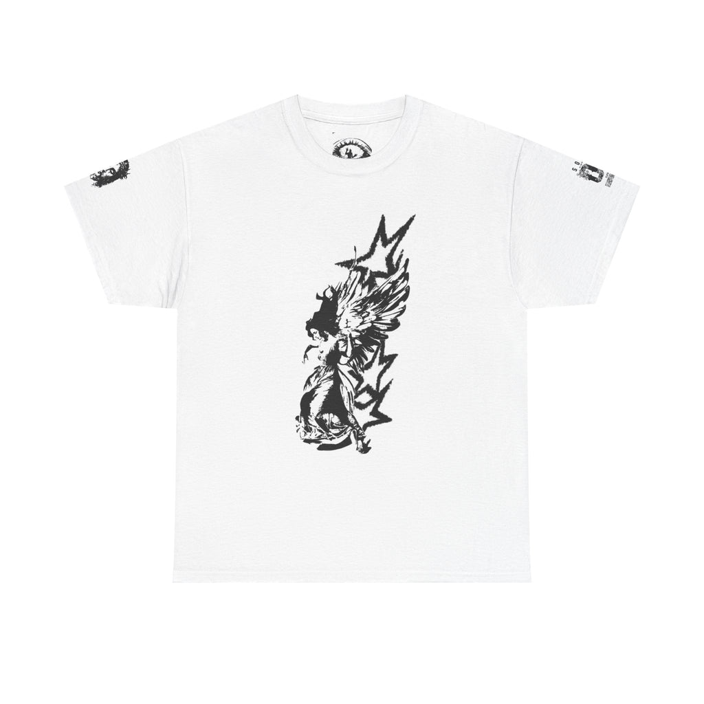 Angel Wing Graphic Tee — Vintage Cherub Streetwear T-Shirt