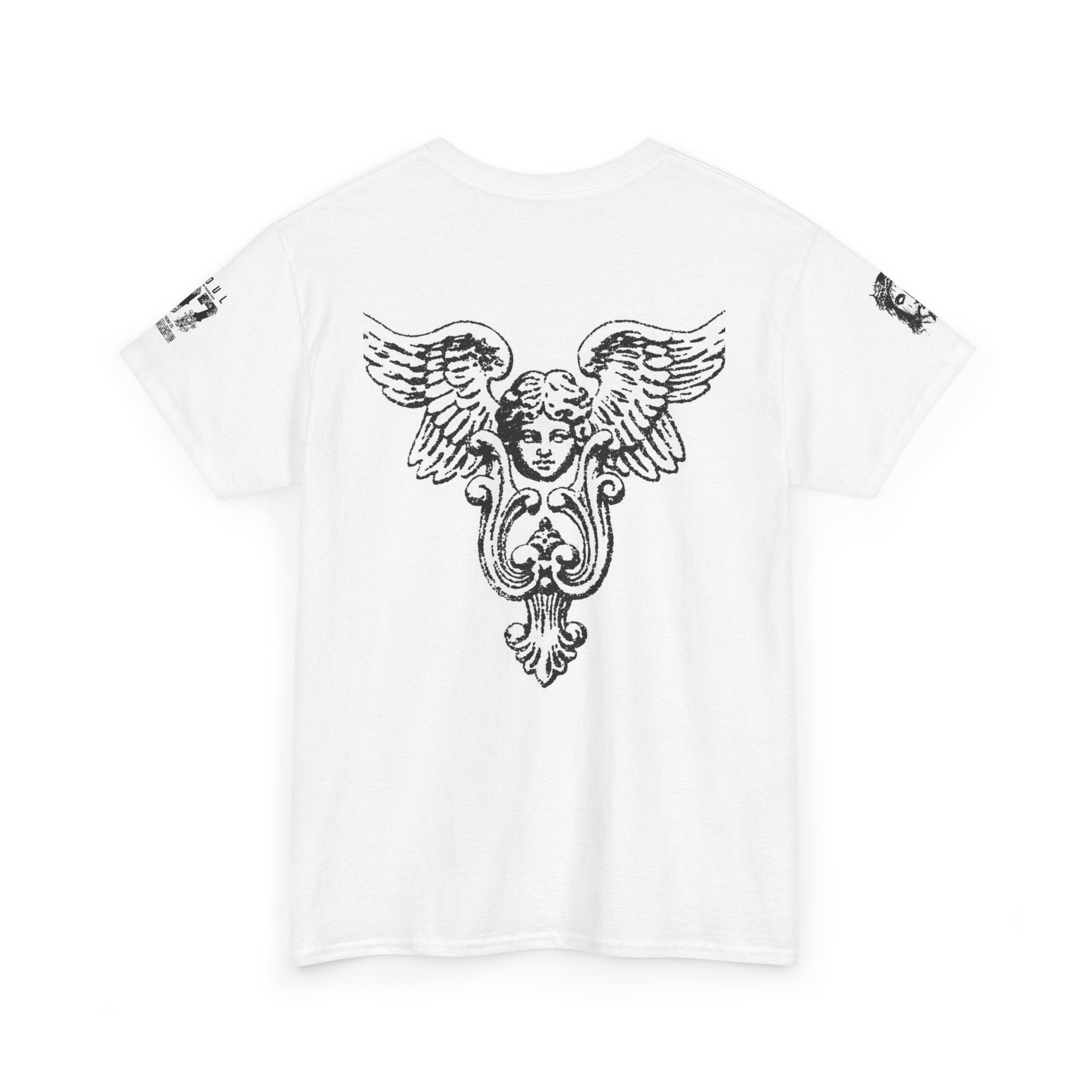 Angel Wing Graphic Tee — Vintage Cherub Streetwear T-Shirt