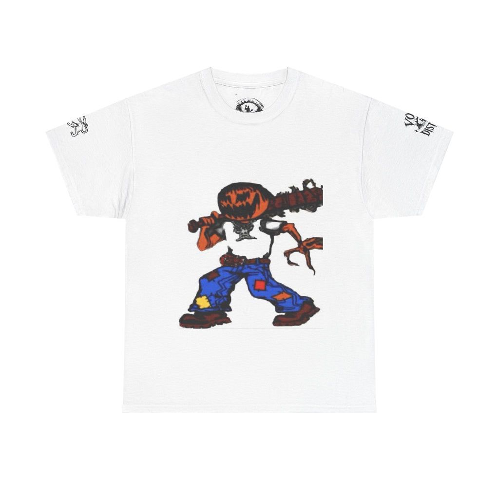 Hauntaholics Pumpkin Head Tee — 'Real Haunted Money' Graphic T-Shirt
