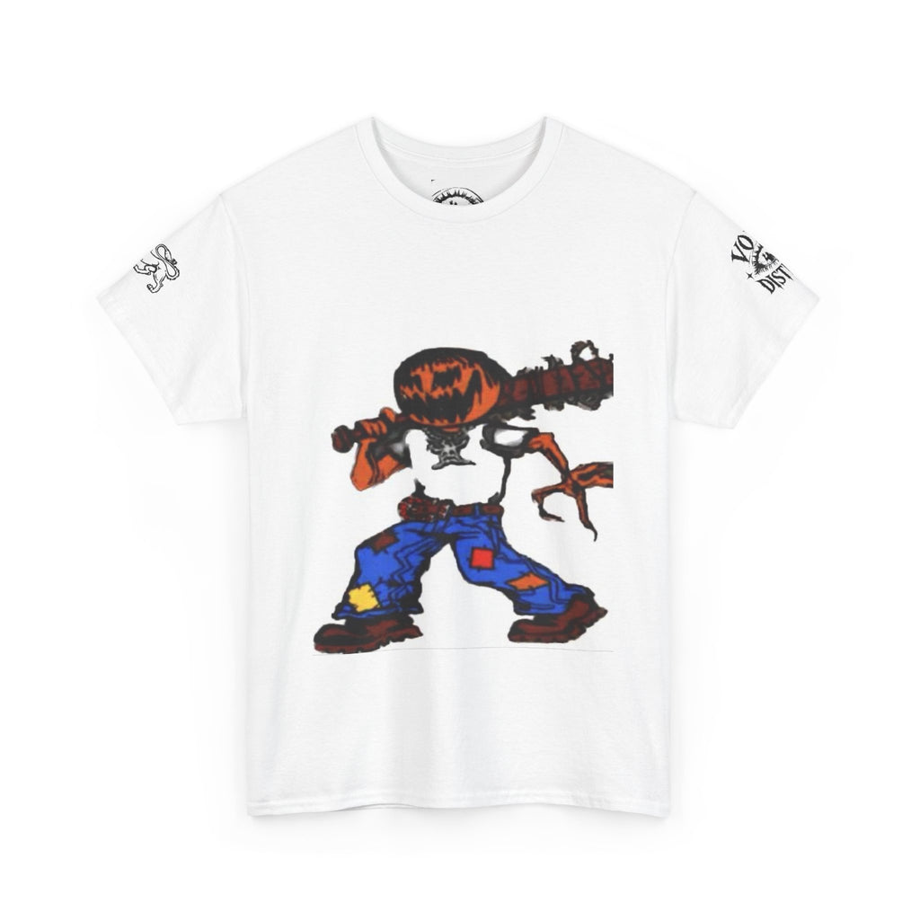 Hauntaholics Pumpkin Head Tee — 'Real Haunted Money' Graphic T-Shirt