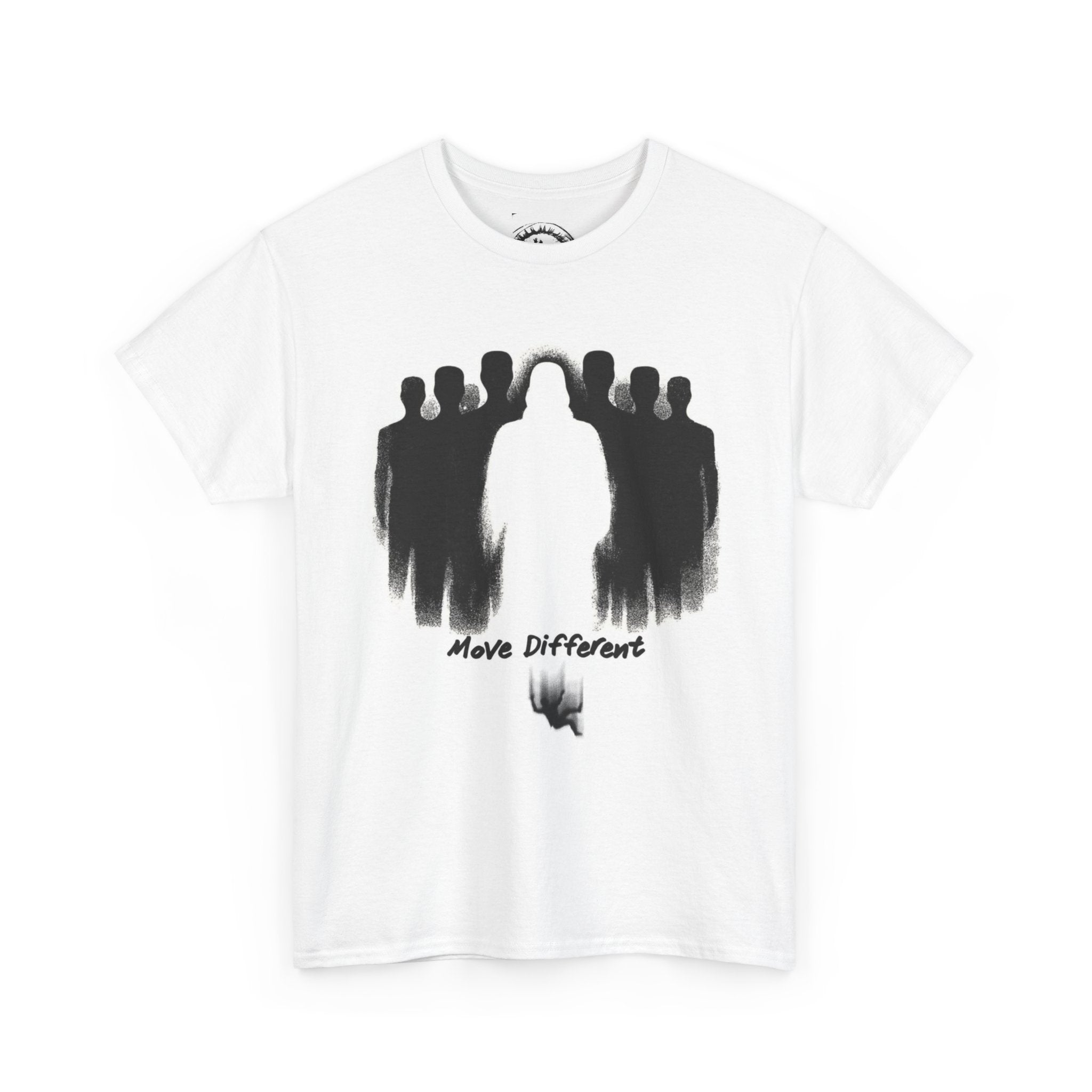 Ghostly Crowd T‑Shirt – "More Different" Horror Graphic Tee
