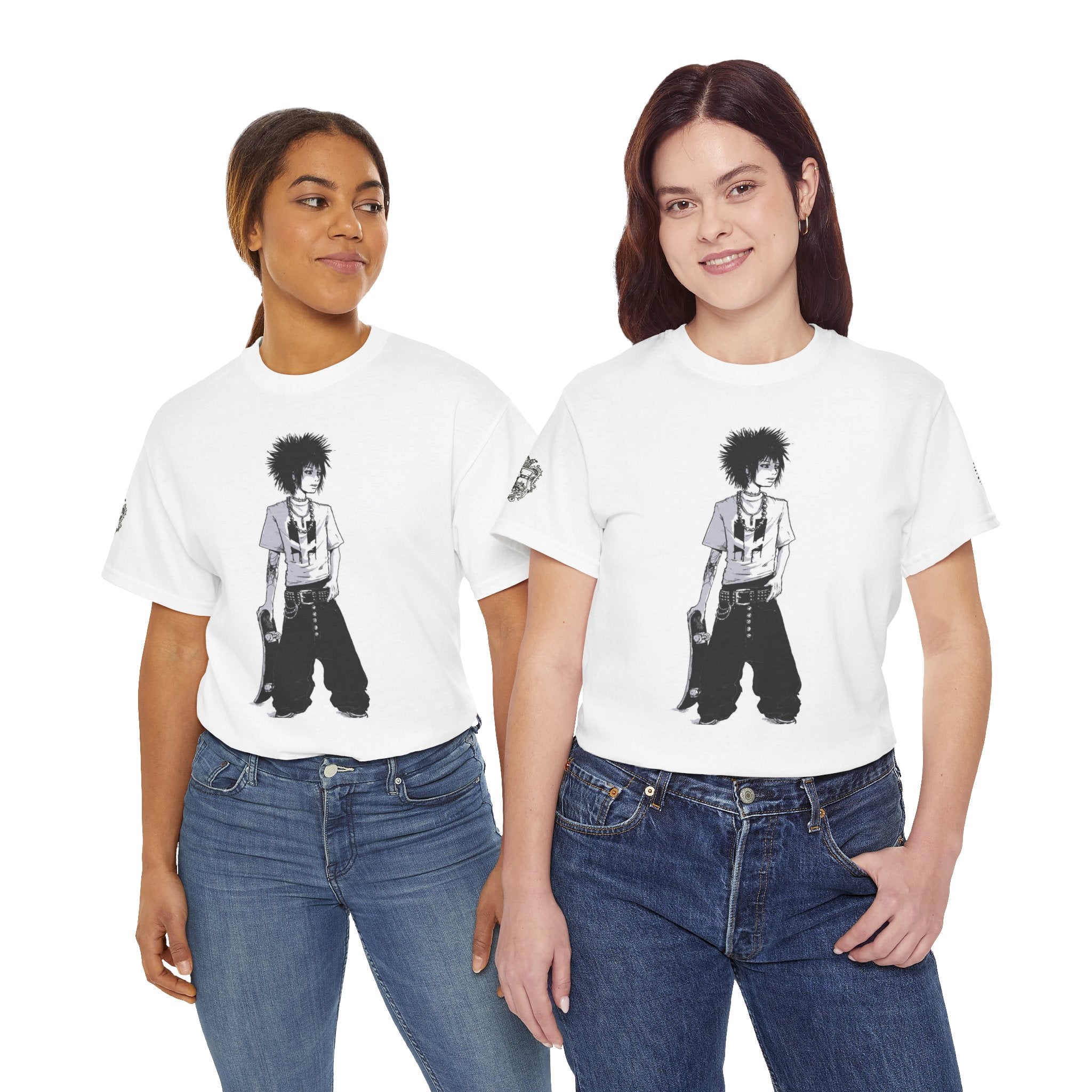Graphic Tee — #SWAG Streetwear T‑Shirt with Skate/Skater Character