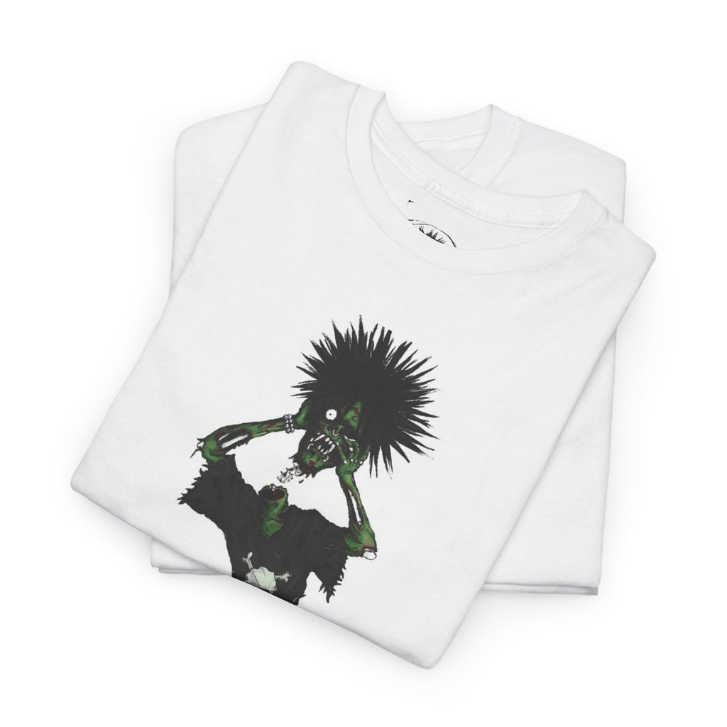 Graphic Tee — Punk Silhouette Front & “BLAH BLAH” Back