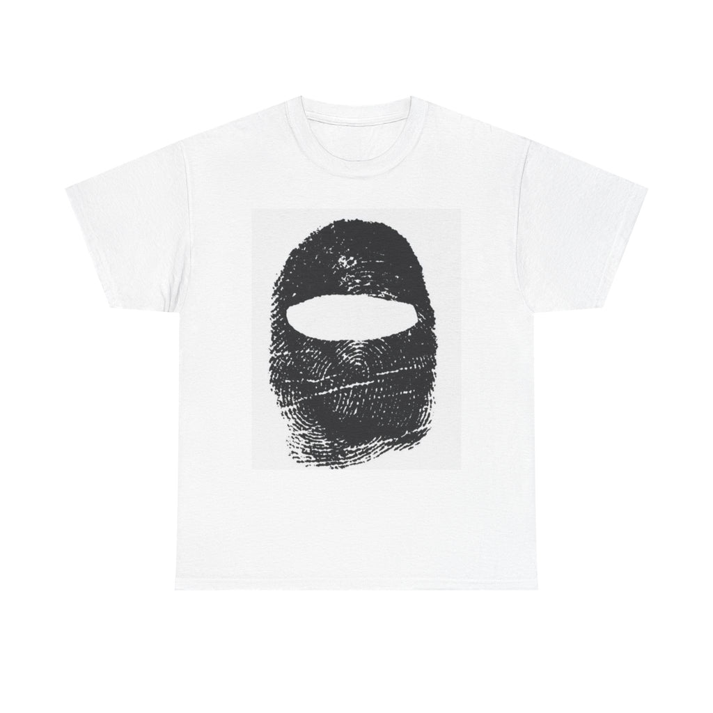 Abstract Triple-Head Portrait T-Shirt — Grunge Monochrome Art Tee