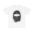 Abstract Triple-Head Portrait T-Shirt — Grunge Monochrome Art Tee