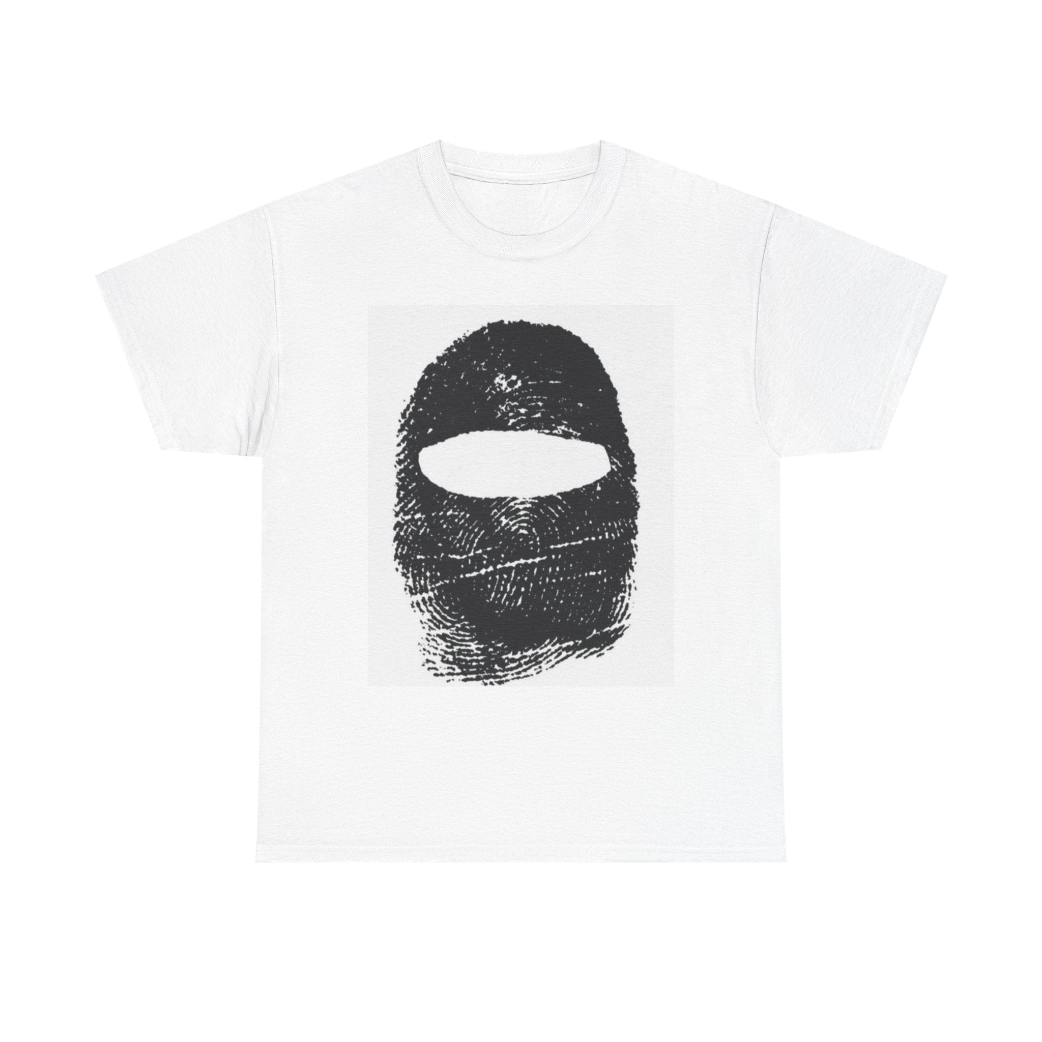 Abstract Triple-Head Portrait T-Shirt — Grunge Monochrome Art Tee