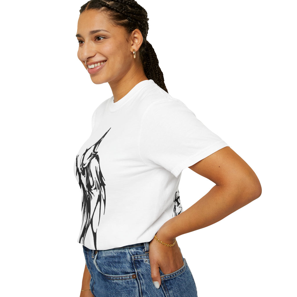 Reaper Skull Graphic T‑Shirt — Grim Reaper with Rifle & Clock Streetwear Tee