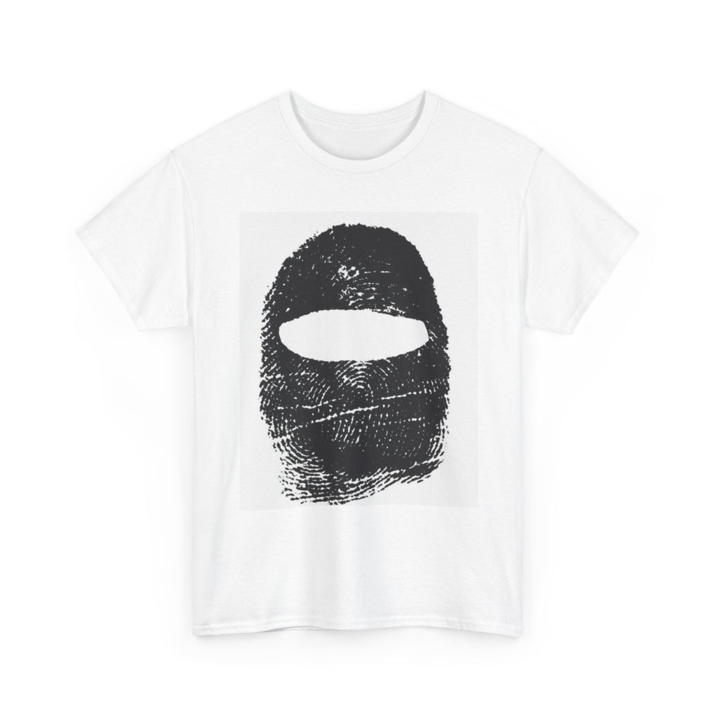 Abstract Triple-Head Portrait T-Shirt — Grunge Monochrome Art Tee