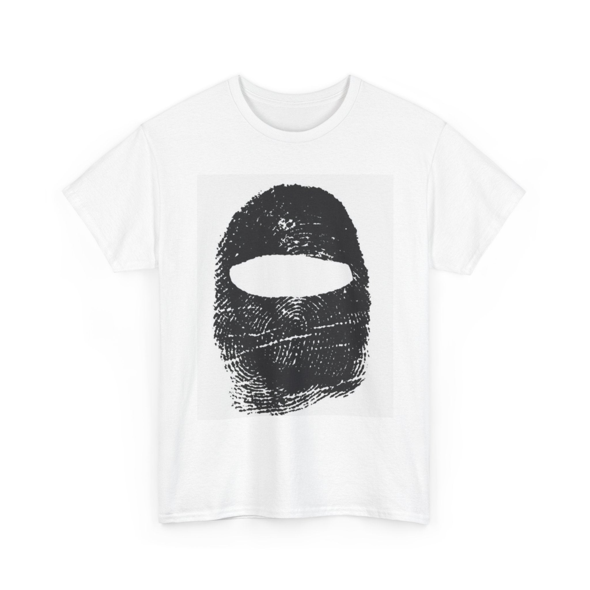 Abstract Triple-Head Portrait T-Shirt — Grunge Monochrome Art Tee