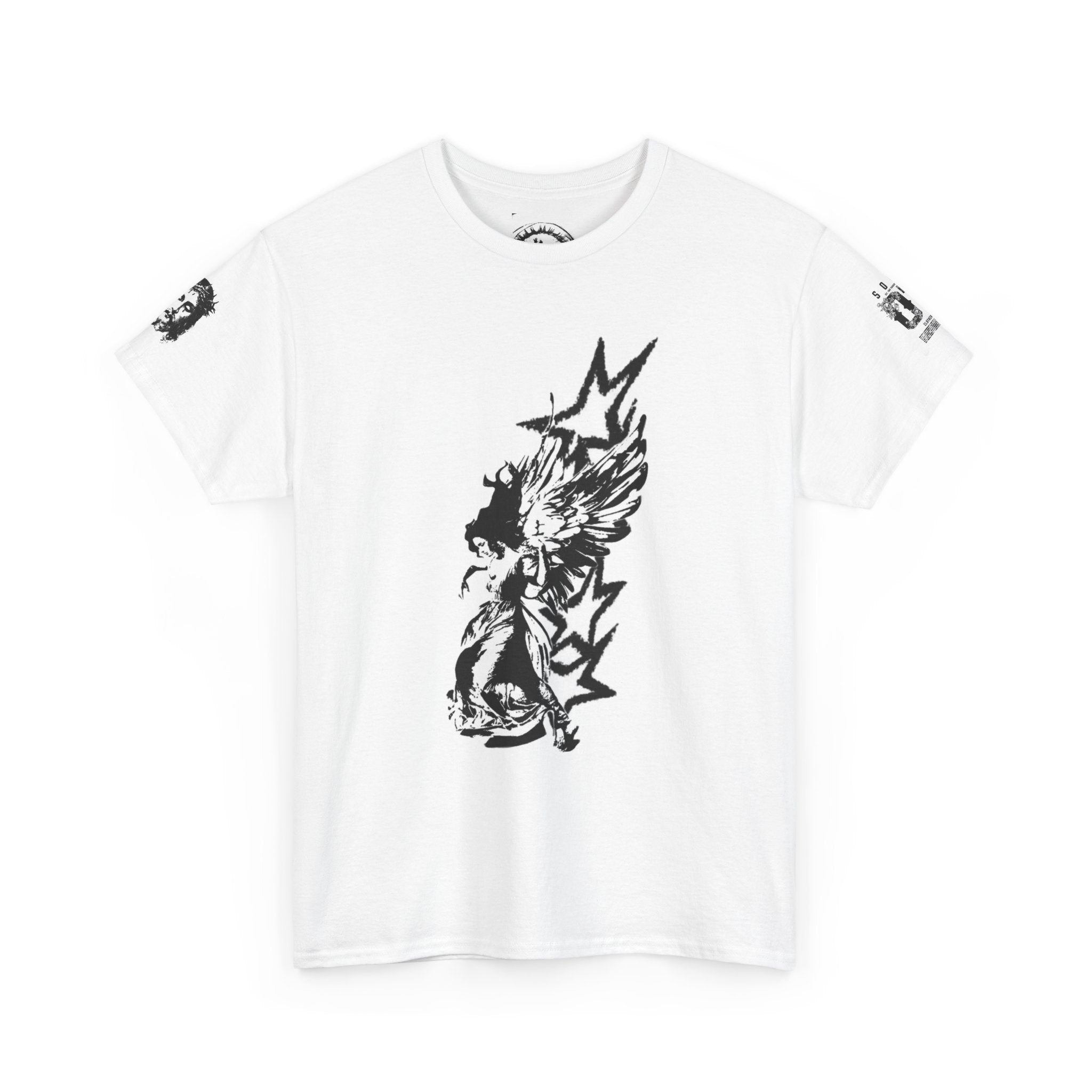 Angel Wing Graphic Tee — Vintage Cherub Streetwear T-Shirt