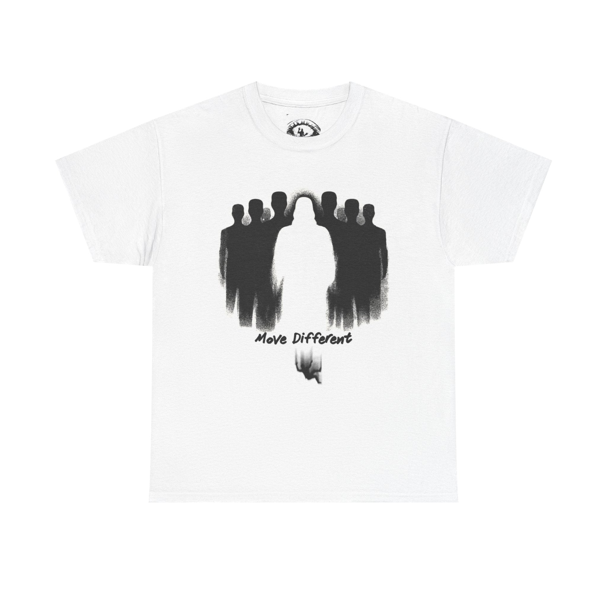 Ghostly Crowd T‑Shirt – "More Different" Horror Graphic Tee