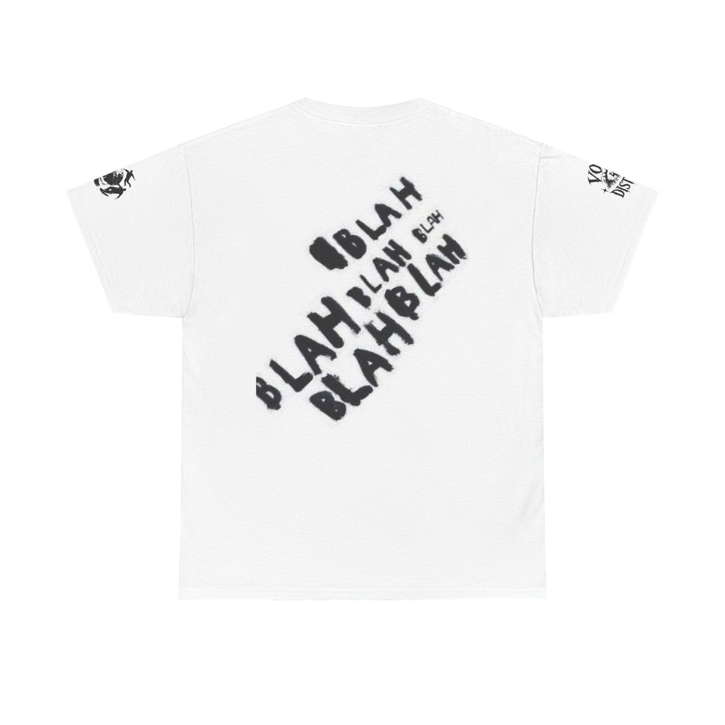 Graphic Tee — Punk Silhouette Front & “BLAH BLAH” Back